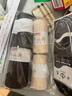 鄂尔多斯高端特级羊绒线100%山羊绒26/2细羊绒毛线手编围巾机织 02米白（买一两送一两） 100%山羊绒 实拍图