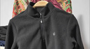 探拓（TECTOP）抓绒衣 保暖抓绒衣立领半开衫抓绒衣 033 男款黑色 2XL 实拍图