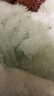 桃薇A类冬季牛奶绒提花床上四件套双面加绒被套珊瑚绒床单床笠款4件套 包边款-蝴蝶结茵绿 1.8m床 床单款 四件套（被套200*230cm） 实拍图