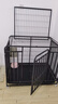 北鼻狗【升级全管加强 】狗笼中型犬大型犬狗笼子宠物狗狗笼子金毛用品 升级四面全管底部加强 黑色 110*75*90CM 建议100斤内 实拍图