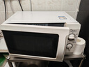 美的（Midea）【给老家送年货东哥同款】快捷微波炉 家用小型 360°转盘加热 旋钮操控 易洁内胆（M1-L213B） 实拍图