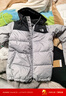 The North Face北面羽绒服男户外保暖防泼水鹅绒4U82 灰色/A91 S 实拍图