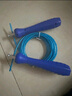 菲普莱中考专用跳绳合肥广州初中小学生体育考试计时计数钢丝跳绳 蓝色不计数【赠品如图】 实拍图