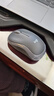 罗技（Logitech）M185鼠标 无线鼠标 办公鼠标 对称鼠标 黑色灰边 带无线2.4G接收器 实拍图