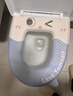 雅高马桶垫2个装 秋冬季坐便垫圈防水可水洗家用保暖粘贴式硅胶马桶贴 实拍图