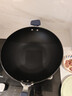 炊大皇炒锅不粘锅易洁少油烟平底炒菜锅煎锅32cm磁炉通用深蓝SL32CG 实拍图