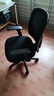 得力（deli）4900S 人体工学靠背办公椅/电脑椅/职员椅 可升降转椅舒棉坐垫 黑 实拍图