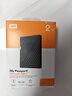 西部数据（WD）移动硬盘2TB 兼容type-c My Passport随行版2.5英寸 灰 机械硬盘 笔记本电脑外接 加密 家庭存储 实拍图
