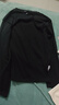 真维斯（Jeanswest）长袖t恤男装秋冬季款保暖内搭打底衫双面加绒纯色男士长袖上衣服 低领 黑色 纯色 L 【亲肤保暖】 实拍图