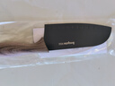拜格（bayco）黑刃防锈刀具菜刀家用不锈钢阳江厨师厨房多用刀切水果刀 BD3056 实拍图