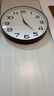京东京造 木语系列挂钟大刻度 钟表挂墙时钟客厅电子35cm摩卡棕 实拍图
