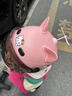 车赞儿童头盔夏季电动车头盔四季通用小孩头盔卡通男女孩保暖可爱安全 3C粉色头盔猫咪（送耳朵2-10岁） 实拍图