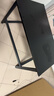 馨美凯电脑桌台式家用简易书桌办公桌简约现代工作台租房卧室学习写字桌 【单桌1.6cm厚桌面】黑架+碳纤色 长120cm*宽70cm*高74cm 实拍图
