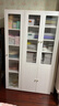 盛耐书房钢制长虹玻璃书柜储物柜儿童玩具收纳柜阳台卧室带门书架组合 实拍图
