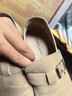ZHR勃肯鞋女2026年新款真牛皮通勤女鞋休闲百搭单鞋AB55卡其色37 实拍图