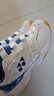 尤尼克斯YONEX羽毛球鞋yy基础款舒适亲子款青少年SHB101JRCR白/蓝36码 实拍图