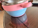 COOKSS婴儿辅食碗恒温注水保温碗316不锈钢宝宝婴幼儿吃饭儿童餐具浅蓝 实拍图