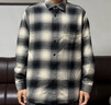 优衣库男女装法兰绒格子衬衫长袖衬衣薄外套481224 480767 481224/01乳白色 L 实拍图