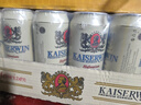 凯撒kaiserwin原浆小麦白啤精酿啤酒整箱 德国原瓶原装进口500ml*24罐 实拍图