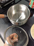 双枪（Suncha）316L不锈钢小奶锅辅食锅汤锅泡面蒸锅燃气电磁炉18cm带盖 实拍图