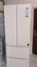 海尔（Haier）冰箱342升双开门法式多门冰雪白新一级双变频三档变温黑金净化节能省电统帅leader小冰箱国家补贴 342升冰雪白+新一级能效+三档变温+黑金净化 实拍图