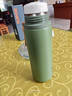 苏泊尔（SUPOR）保温杯大容量316不锈钢水杯男女士杯子茶水分离杯便携泡茶保温杯 云杉绿700ml 实拍图