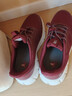 足力健老人鞋中老年轻便休闲散步鞋2431380J 女 酒红 40 实拍图
