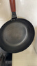 京严铁锅炒锅无涂层不粘炒菜锅电磁炉燃气专用锅具精铁平底锅已开锅 【0涂层｜持久不粘】锤纹锻打+盖+铲 28cm 厚底薄壁｜久用不凸｜导热迅速 实拍图