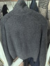 优衣库女装舒芙蕾拉链针织开衫/毛衣毛衫外套480490 08 深灰色 M /160/84A 实拍图