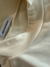 真维斯（Jeanswest）德绒打底衫女装秋冬季长袖t恤上衣服加绒保暖加厚内搭半高领秋衣 米色 纯色 M 实拍图
