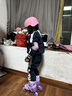 斯威（SWAY）溜冰鞋儿童男女童中小学专业轮滑鞋平花休闲滑冰旱冰鞋成人直排轮 【锁轮款】紫+一体支架+头盔护具 S (适合3-7岁)日常鞋码27-32 实拍图