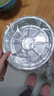 美进家空气炸锅锡纸盘205mm25只加厚食品级烧烤烤箱专用纸铝箔碗 圆形 实拍图