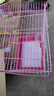 喜帅 外挂平顶鸟笼鹦鹉笼 虎皮牡丹中小型鸟笼画眉窝防溅鸟笼颜色随机 晒单实拍图