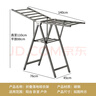 京佳宜折叠晾衣架阳台家用落地式室内户外防风凉衣杆晒被子1.4米双层 实拍图