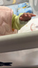 婴儿衣服秋冬款加绒男女宝宝一体绒保暖无骨连体衣中厚婴幼儿哈衣 拼绿色 80cm 身高71-76CM 适合18-22斤 实拍图