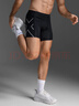 2XU Core系列压缩裤专业运动健身裤男跑步田径户外运动紧身短裤hyrox 黑/银色logo M 实拍图