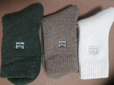 猫人3双装35%羊毛袜子男士袜子男冬季加厚保暖袜男毛圈袜睡眠袜男 实拍图