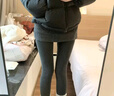 完美记忆打底裤女冬季加绒加厚外穿保暖连裤袜光腿神器 黑色厚绒踩脚款 实拍图