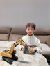 4DRC儿童玩具6-10岁男孩新年礼物遥控汽车多功能合金挖掘机工程车模型 实拍图
