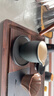 南山先生|禅风黑石头釉公道杯 黑陶分茶器 日式功夫茶具粗陶 黑陶龙蛋公道杯【龙蛋】220ml 实拍图
