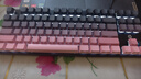 惠普（HP）GK200机械键盘有线办公游戏键盘 20种背光灯效 87键电竞键盘鼠标套装电脑外设键鼠 侧刻黑莓粉【茶轴】白光 实拍图