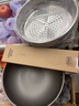 康巴赫纯钛炒锅无涂层不粘锅抗菌炒菜锅电磁炉燃气通用32cm 实拍图