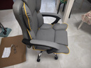 锦汐电脑椅办公椅子电竞椅家用人体工学椅老板椅主播靠背椅皮革转椅 灰色+4级杆+乳胶【二代升级】 实拍图