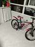 凤凰（Phoenix）儿童自行车山地车男女学生脚踏车6-15岁童车 霸道 黑红色 22寸 实拍图