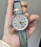 范思哲（VERSACE）情侣手表一对瑞士进口小牛皮男女腕表时尚休闲石英对表情人节礼物 VEBQ00419+VBP010017 赠无字表带 晒单实拍图