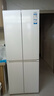 海尔（Haier）小红花系列418升四开门冰箱594mm专业超薄零嵌入一级能效双变频风冷无霜70cm宽 594MM超薄机身-黑金净化-底部前置散热 实拍图