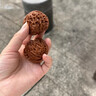 芯奢高抛精品原皮文玩核桃四座楼狮子头麒麟纹盘玩官帽核桃手把件核桃 四座楼一对 实拍图