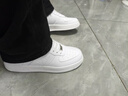 Kappa卡帕男鞋板鞋男春季新款厚底小白鞋子男百搭休闲鞋情侣跑步运动鞋 鹭羽白 40 实拍图