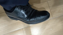 红蜻蜓真皮男鞋秋冬舒适商务休闲皮鞋高级正装德比鞋婚鞋WTA7376黑色40 实拍图