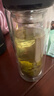 富光男女士双层玻璃杯 高硼硅玻璃304茶隔水杯子 带茶隔泡茶杯500ml 实拍图